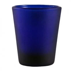 BarProducts.com 1.75oz Custom BarConic® Dark Blue Frosted Shot Glass