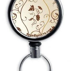 BarProducts.com CUSTOMIZABLE Mini Bottle Opener With Retractable Reel - Vintage Design 2