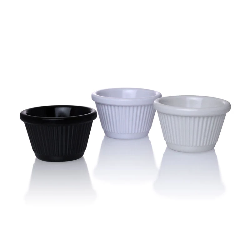 1.5-oz-fluted-ramekin-800.jpg BarProducts.com Fluted Melamine Ramekin - 12/pack - 1 ½ Oz