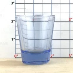 BarProducts.com BarConic® Glassware - Shot Glass - Light Blue 1.5 Ounce BAR SUPPLIES