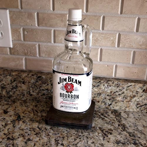 1.75l-bottle-pad-for-counter-caddies-stained-bpc-3.jpg BarProducts.com Counter Caddies™ With STAINED Finish - 1.75 Liter Liquor Bottle Pad KITCHEN, DINING & SERVICE