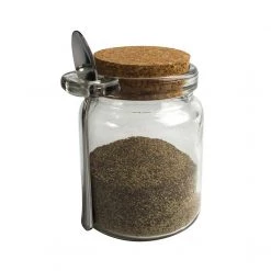 BarProducts.com Master Mixology 8 Oz. Mason Condiment Jar W/Spoon