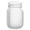 BarProducts.com BarConic® Frosted Mason Jar Mug Glass W/ No Handle - 12 Oz BAR SUPPLIES