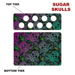 BarProducts.com CHOOSE YOUR PATTERN - Counter Caddies™ - 12 INCH STRAIGHT UNIT W/ K-Cup Holes