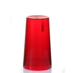 BarProducts.com BarConic® Red Stackable Pebbled Tumblers - 12 Pack