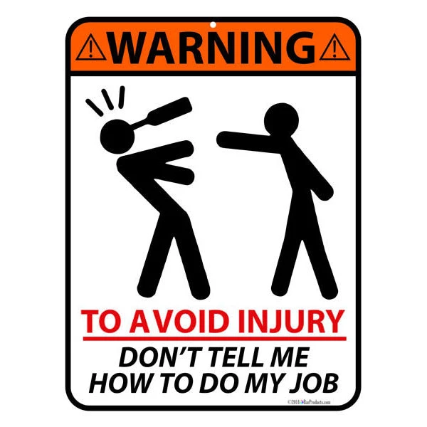 12x9-bar-sign-to-avoid-injury_3.jpg BarProducts.com To Avoid Injury Kolorcoat™ Metal Bar Sign Bar Signs
