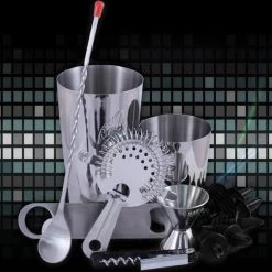 BarProducts.com BAR TOOLS Pro Bar Set - Stainless Steel - 13 Pieces