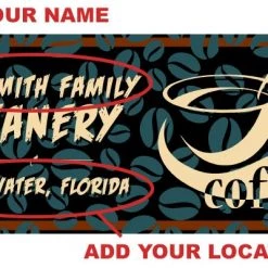 BarProducts.com CUSTOMIZABLE 15 Ounce Coffee Mug - ADD YOUR NAME - Beanery Theme