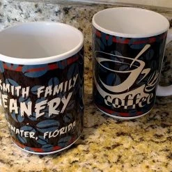 BarProducts.com CUSTOMIZABLE 15 Ounce Coffee Mug - ADD YOUR NAME - Beanery Theme