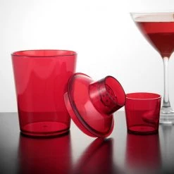 BarProducts.com Plastic 3 Piece Cocktail Shakers - 18 Ounce - Color Options