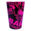 BarProducts.com Cocktail Shaker Tin - Printed Designer Series - 18oz Weighted - NEON PINK Grungy BPC Logo 2 BarProducts.com Cocktail Shaker Tin - Printed Designer Series - 18oz Weighted - NEON PINK Grungy BPC Logo