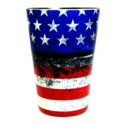 BarProducts.com Cocktail Shaker Tin - Printed Designer Series - 18oz Weighted - U.S. Flag BAR TOOLS
