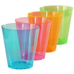 BarProducts.com BarConic® 2 Oz Neon Shot Cups - Assorted BAR SUPPLIES