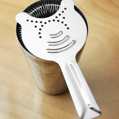 BarProducts.com Cocktail Strainer - Large 2 Prong Euro