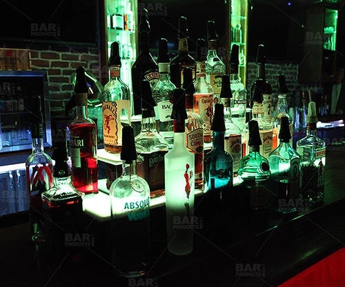 2-tier-outside-corner-led-liquor-bottle-display-shelves-bpc-3_2ccd4149-4bad-4145-a430-996631454374.jpg BarProducts.com BAR DECOR BarConic® LED Liquor Bottle Display Shelf - Outside Corner - 3 Steps - Black
