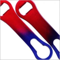 BarProducts.com Blue And Red Color Fusion V-Rod® Bottle Opener Bartending Bottle Openers