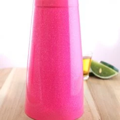 BarProducts.com BAR TOOLS Cocktail Shaker Tin - Weighted 28 Ounce - NEON Glitter Pink