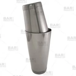 BarProducts.com BarConic® Cocktail Shaker Tin 28oz. – Silver Glitter