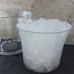 BarProducts.com BAR SUPPLIES Fluted Acrylic 4 Qt. Ice Bucket