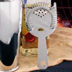 BarProducts.com Cocktail Strainer - 4 Prong Hawthorne Stainless Steel BAR TOOLS