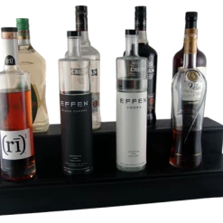 BarProducts Handcrafted Woodshop Made In The USA Wooden Liquor Bottle Shelves - Handcrafted In The USA - 24" - Options Available