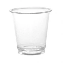 BarProducts.com BAR SUPPLIES BarConic® Clear Plastic Cup - 3 Ounce