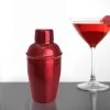 BarProducts.com BarConic® 12 Oz Candy Red 3-Piece Cocktail Shaker BAR TOOLS