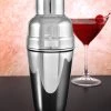 BarProducts.com Cocktail Shaker - 3 Piece Wide Cap DELUXE - Stainless Steel - 24 Ounce Cocktail Shakers