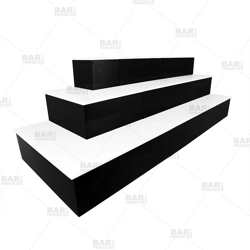 3-tier-outside-corner-led-liquor-bottle-display-shelves-bpc-6.jpg BarProducts.com BAR DECOR BarConic® LED Liquor Bottle Display Shelf - Outside Corner - 3 Steps - Black