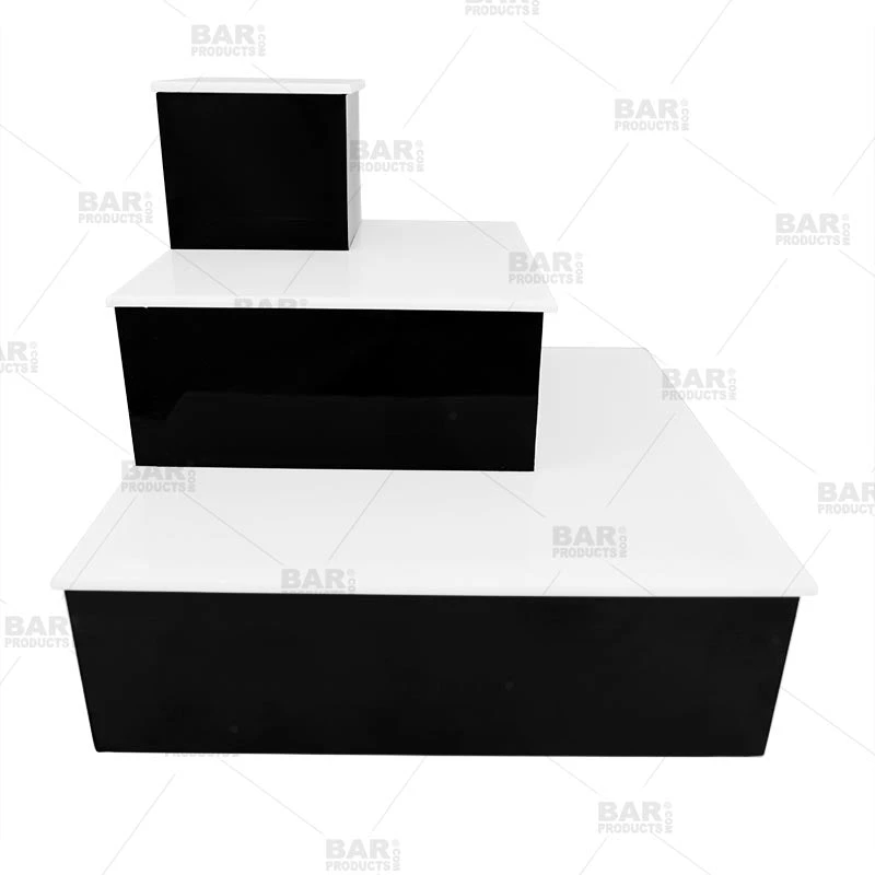 3-tier-outside-corner-led-liquor-bottle-display-shelves-bpc-800.jpg BarProducts.com BAR DECOR BarConic® LED Liquor Bottle Display Shelf - Outside Corner - 3 Steps - Black