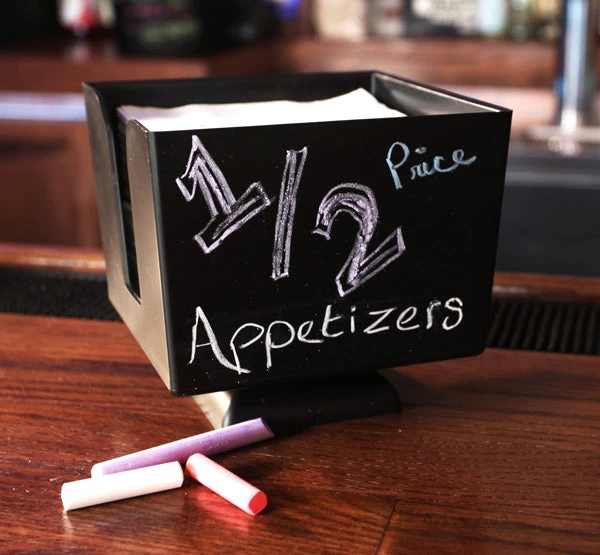 3-way-caddies-bpc-chalk-2_-_copy.jpg BarProducts.com Napkin Caddy - 3-Way - Color Options