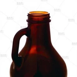 BarProducts.com Amber Glass Growler - 32 Oz BAR SUPPLIES