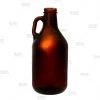 BarProducts.com Amber Glass Growler - 32 Oz BAR SUPPLIES