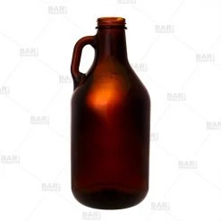 BarProducts.com Amber Glass Growler - 32 Oz BAR SUPPLIES