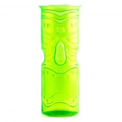 BarProducts.com SPECIAL COLLECTIONS Green Plastic Tiki Cup - 32 Ounce