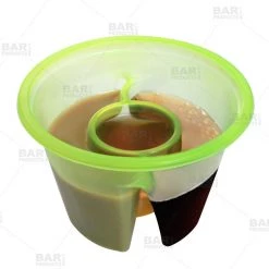 BarProducts.com NEW 3 Chamber Neon Bomb SHOTZ® - Green