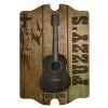 BarProducts Handcrafted 3D Wooden Guitar Tavern Sign - Country Theme