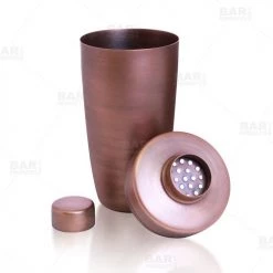 BarProducts.com BarConic® 3 Piece Antique Finish Plated Shaker Set - 28 Oz Flat Top Master Mixology 5 BarProducts.com BarConic® 3 Piece Antique Finish Plated Shaker Set - 28 Oz Flat Top Master Mixology