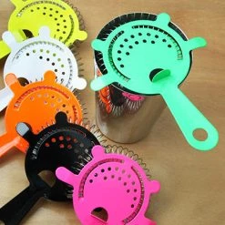 BarProducts.com BAR TOOLS Cocktail Strainer - 4 Prong NEON - Color Options