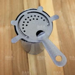BarProducts.com BAR TOOLS BarConic® Four Prong Strainer – Silver Glitter
