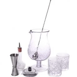 BarProducts.com BarConic® Stemmed Diamond Bar Kit W/44 Oz Mixing Glass Set Master Mixology