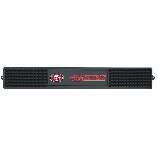 49ers.jpg BarProducts.com BAR SUPPLIES NFL Bar Drink Mat