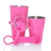 BarProducts.com Bartending Set With V-Rod® And 18 Ounce Shaker Tin – 4 Piece Neon Pink