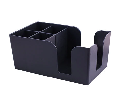 5-component-bar-caddy-black.jpg BarProducts.com Super Savers Bar Caddy - 5 Compartment - Color Options