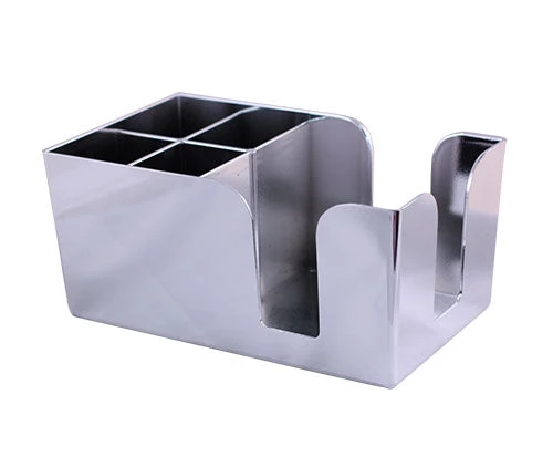 5-component-bar-caddy-chrome.jpg BarProducts.com Super Savers Bar Caddy - 5 Compartment - Color Options