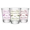 BarProducts.com BAR SUPPLIES CUSTOMIZABLE - 1.75oz Clear Wedding Shot Glass - Bird Knot