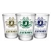 BarProducts.com CUSTOMIZABLE - 1.75oz Clear Shot Glass - Crest (Version 3) BAR SUPPLIES