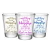 BarProducts.com BAR SUPPLIES CUSTOMIZABLE - 1.75oz Clear Shot Glass - Happily Ever After
