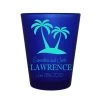 BarProducts.com BAR SUPPLIES CUSTOMIZABLE - 1.5oz Blue Frosted Shot Glass - Palms