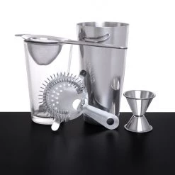 BarProducts.com BarConic® 5 Piece Professional Double Strainer Cocktail Set BAR TOOLS